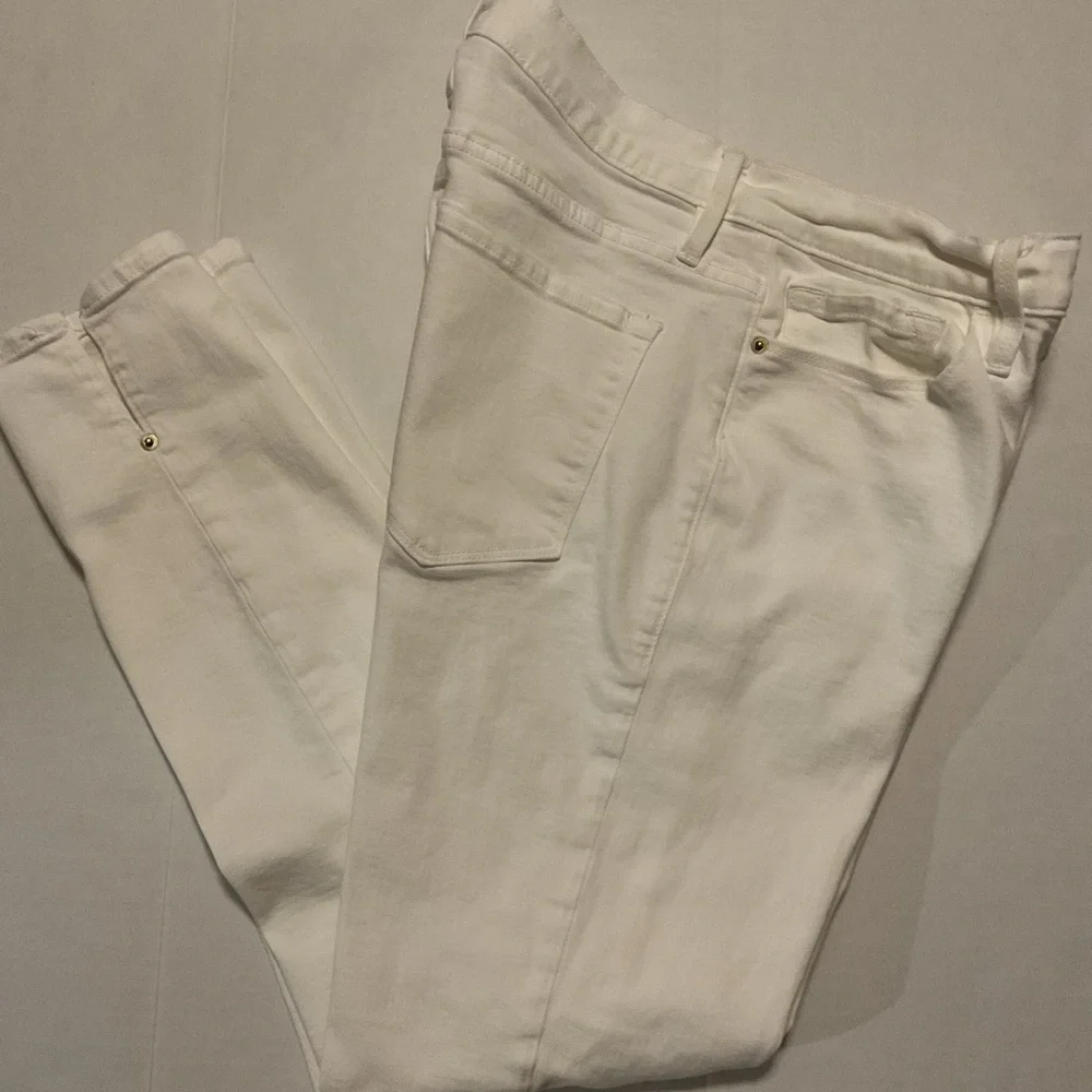 Frame Le Skinny De‎ Jeanne Crop Women’s Jeans size 30 White - Picture 12 of 12